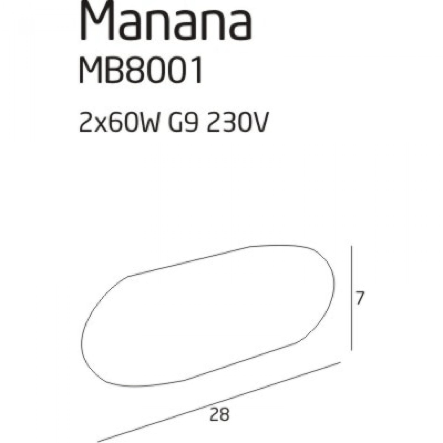 Архитектурное освещение MaxLight MANANA 8001A