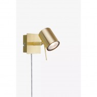 Бра-спот MarkSlojd Sweden HYSSNA LED Wall 1L Brushed Brass 106316