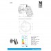 Бра - спот MarkSlojd Sweden LUX Wall Spot 1L Steel IP44 105474