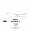 Бра AZzardo NORMAN WHITE WALL XL AZ1888 alt_image