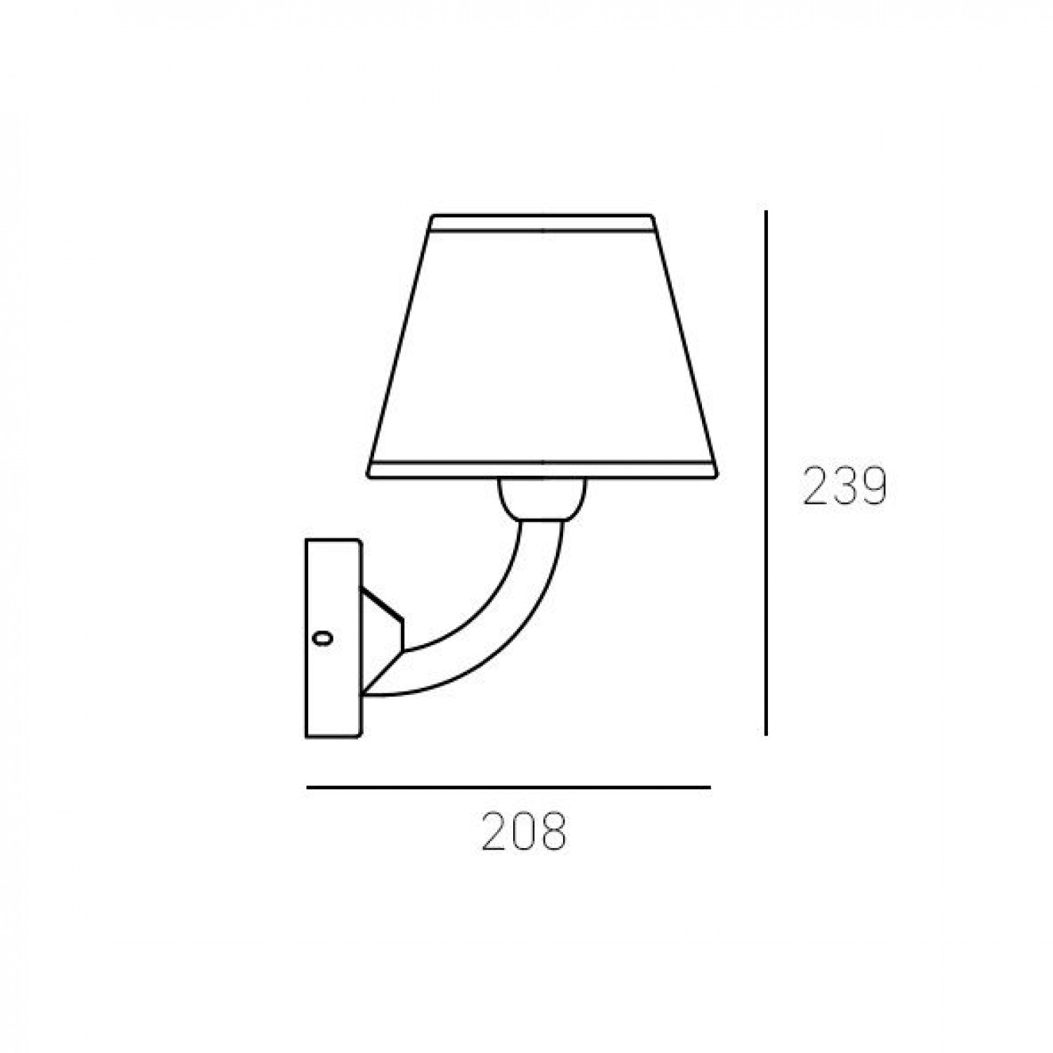 Бра CosmoLight ATLANTA W01827NI-WH