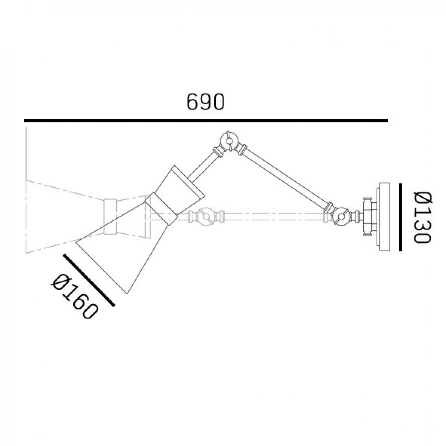 Бра COSMOLight Page W01590NS