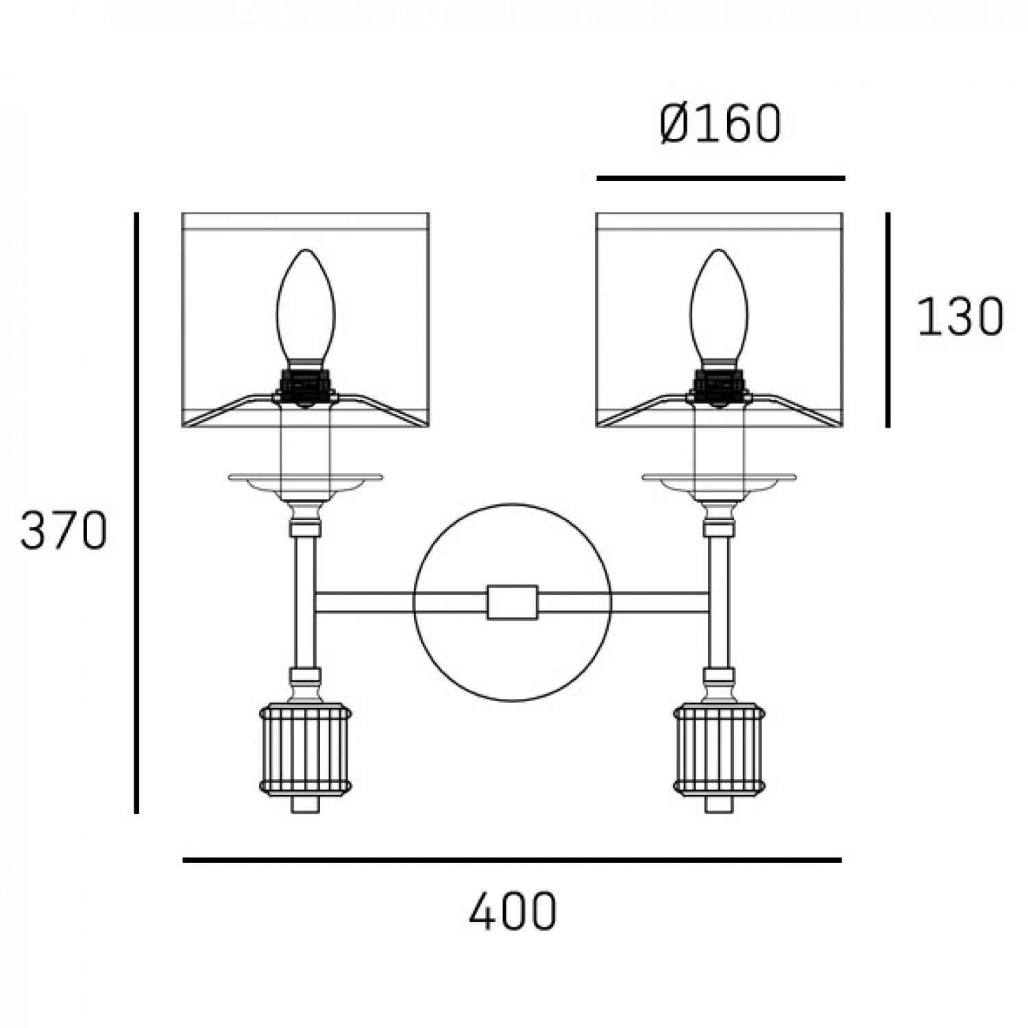 Бра COSMOLight Sutton W02852BR-WH
