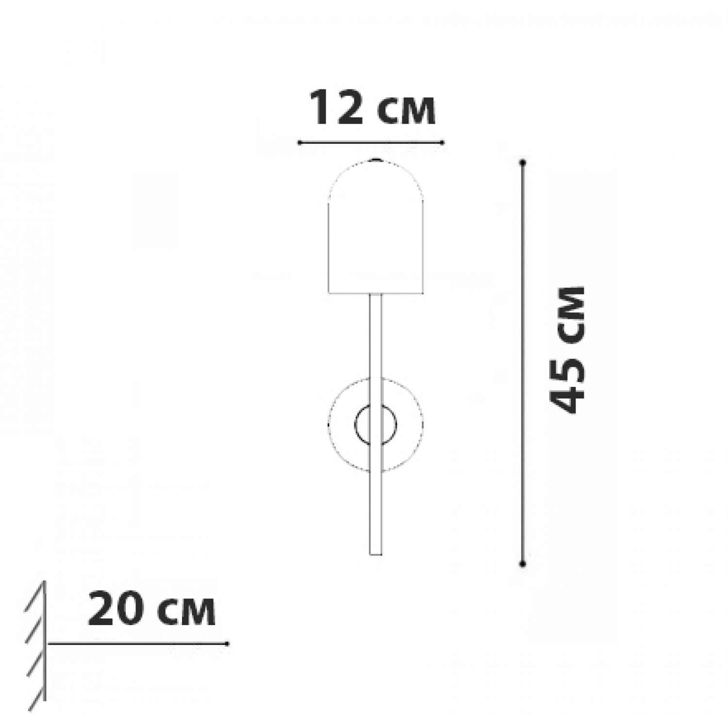 Бра Friendlylight Ascent Black FL4092