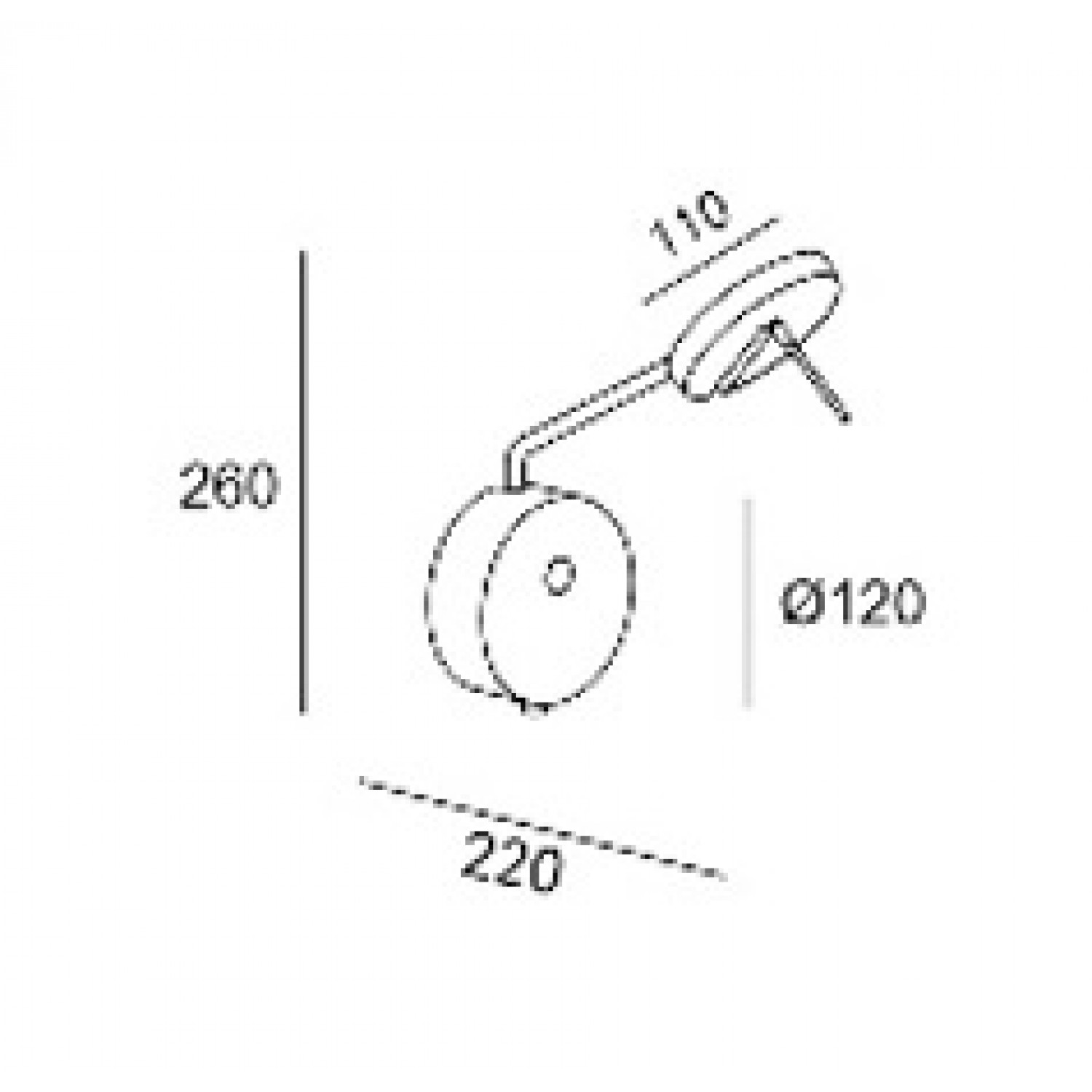 Бра Friendlylight Visible WL FL4186