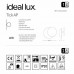 Бра Ideal Lux TICK AP ORO 238944