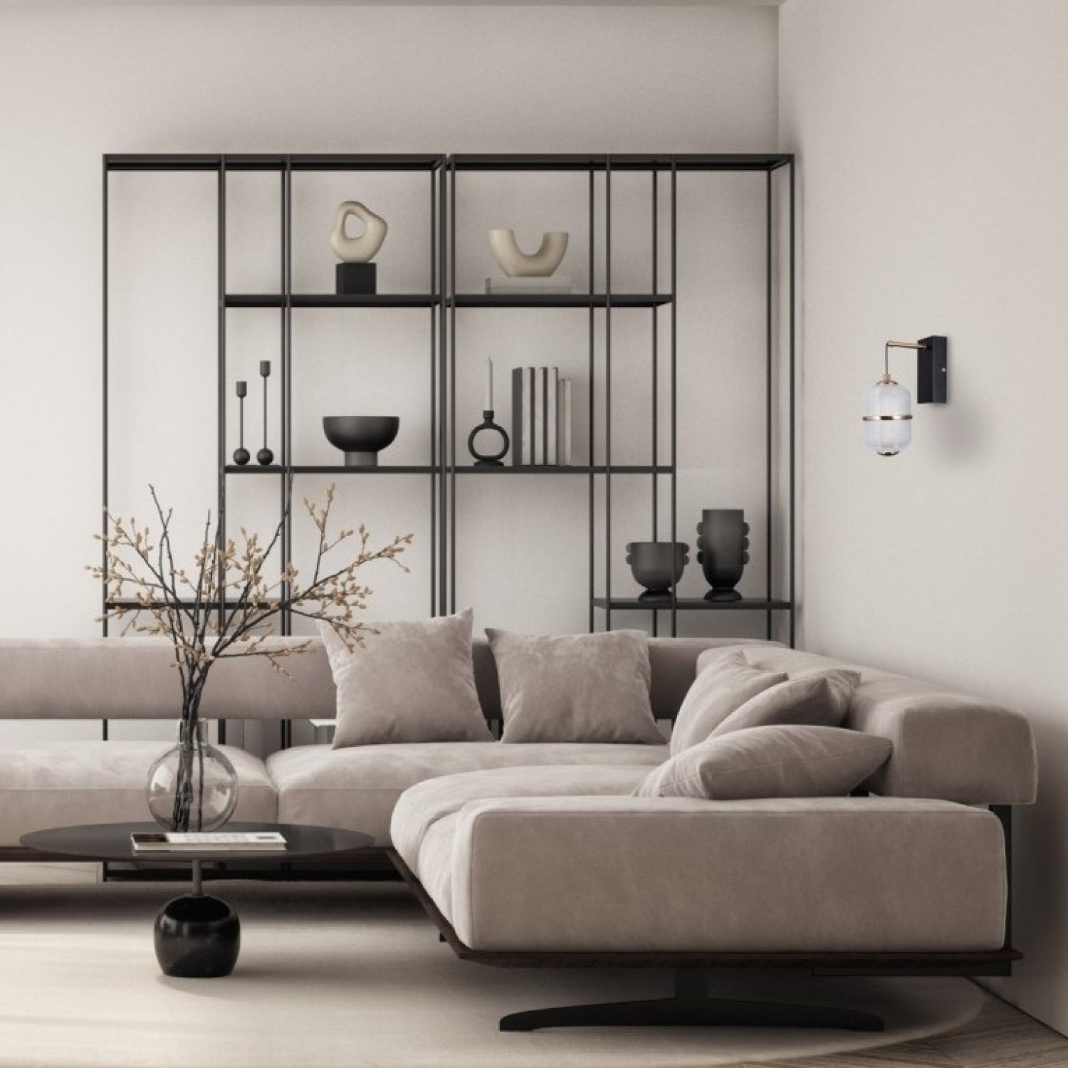 Бра Italux Alani WL-34375-1-BK
