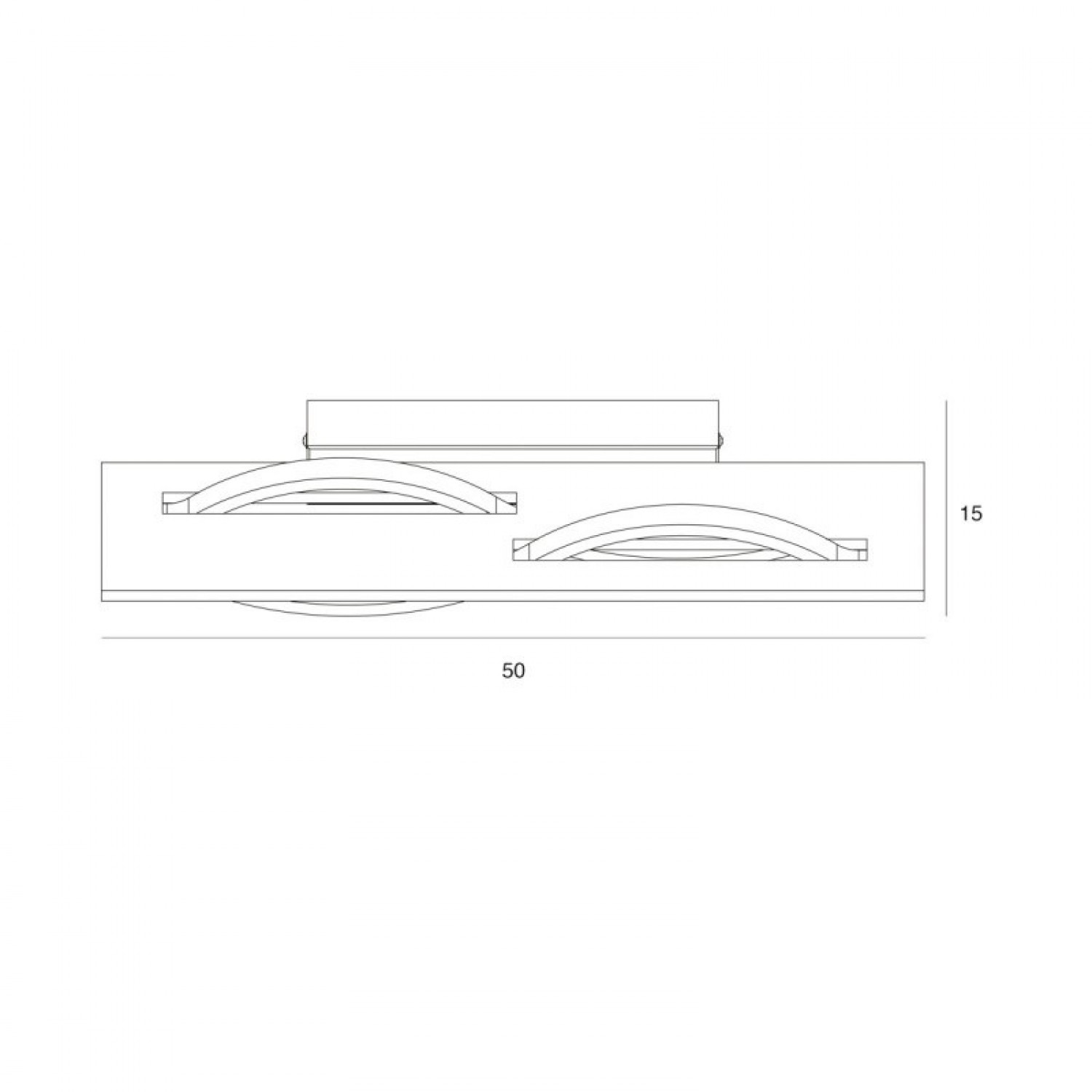 Бра Italux Conato WL-23848-30W-BK-GD