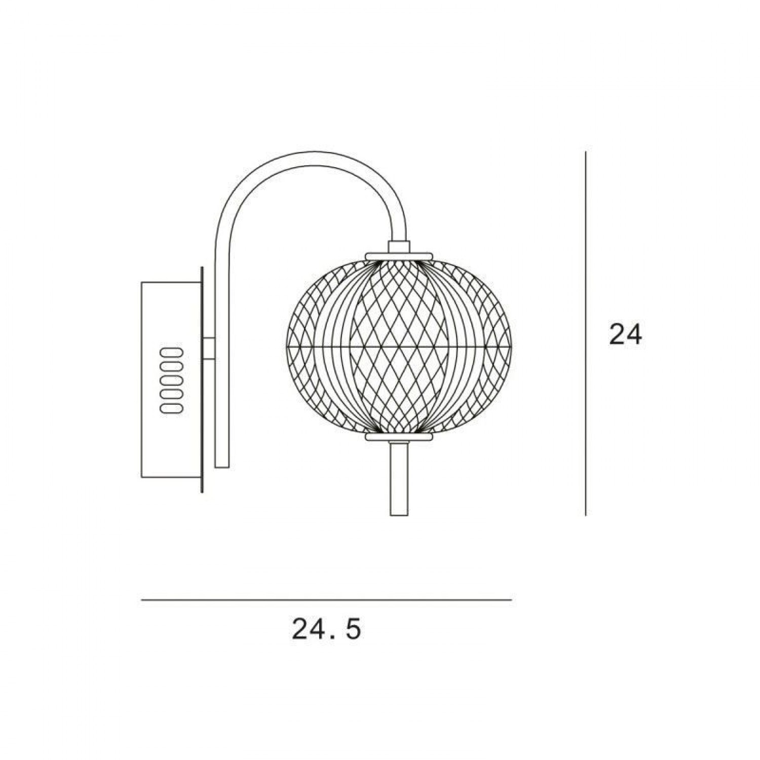 Бра Italux Lazie WL-29038-1-GD