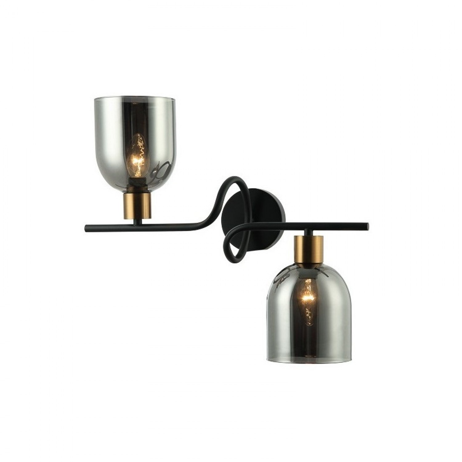 Бра Italux Servio WL-66892-2A-BK-SG