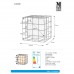 Бра MarkSlojd Sweden CAGE Table/Wall 1L Black/White 107382