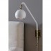 Бра MarkSlojd Sweden COCO Wall 1L White/Antique 106872