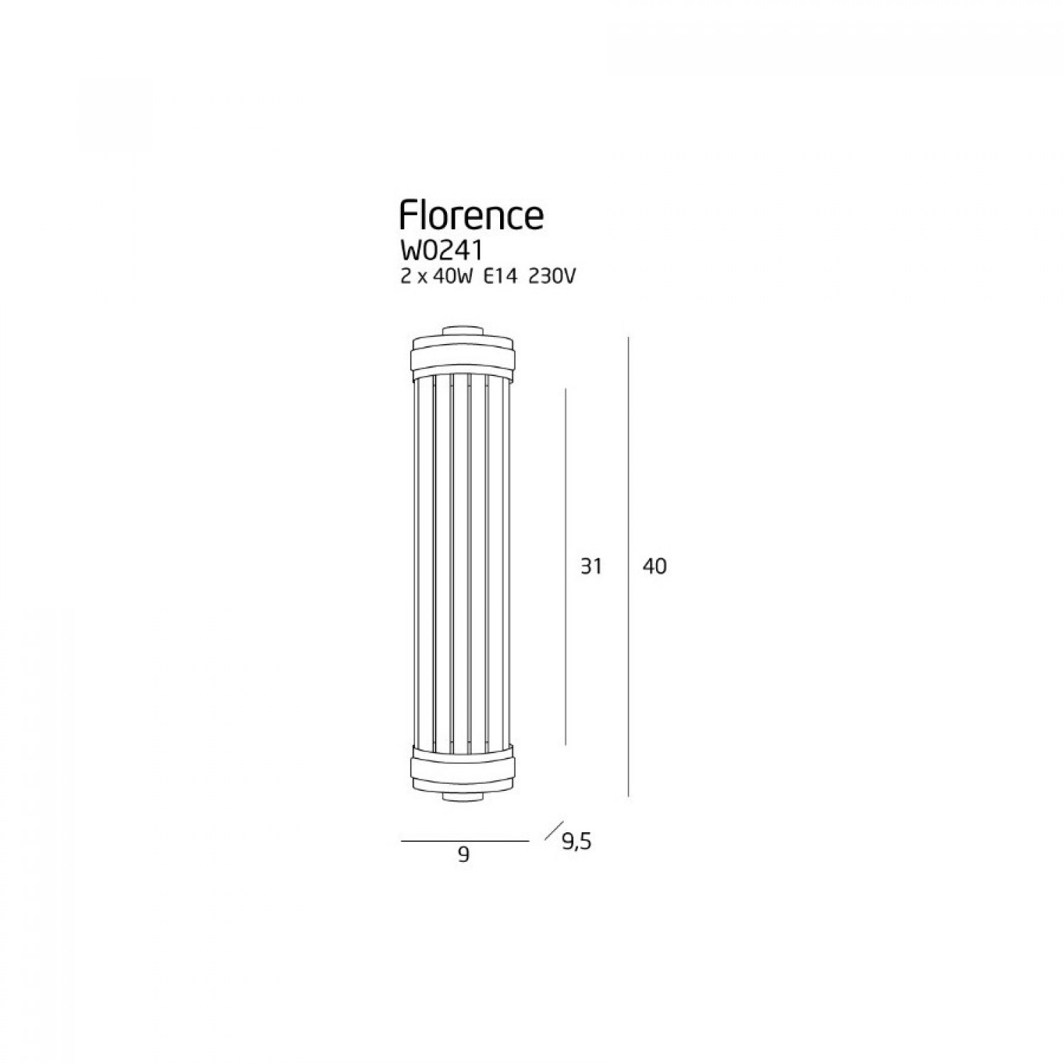Бра MaxLight Florence W0241