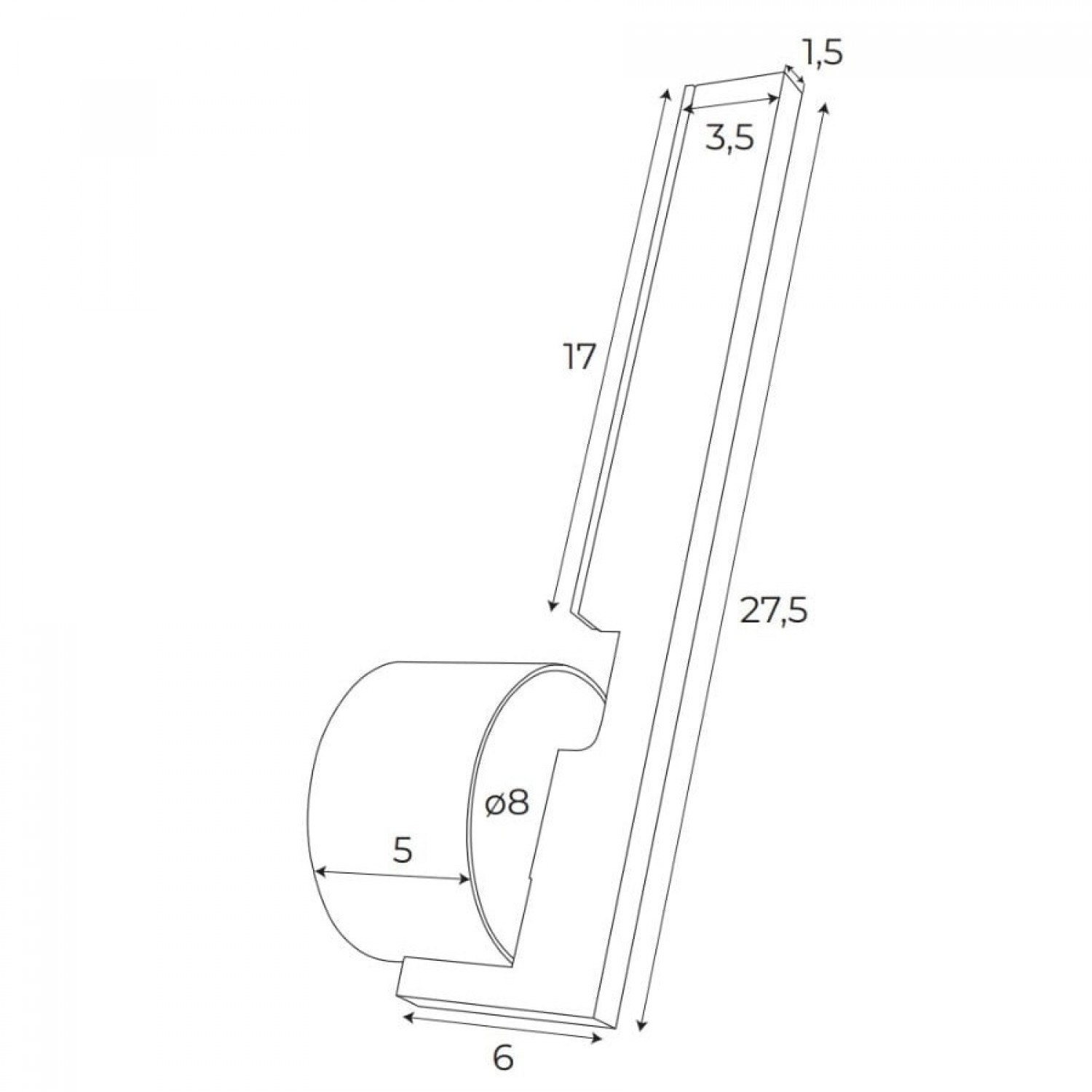 Бра MaxLight Merano I W0345