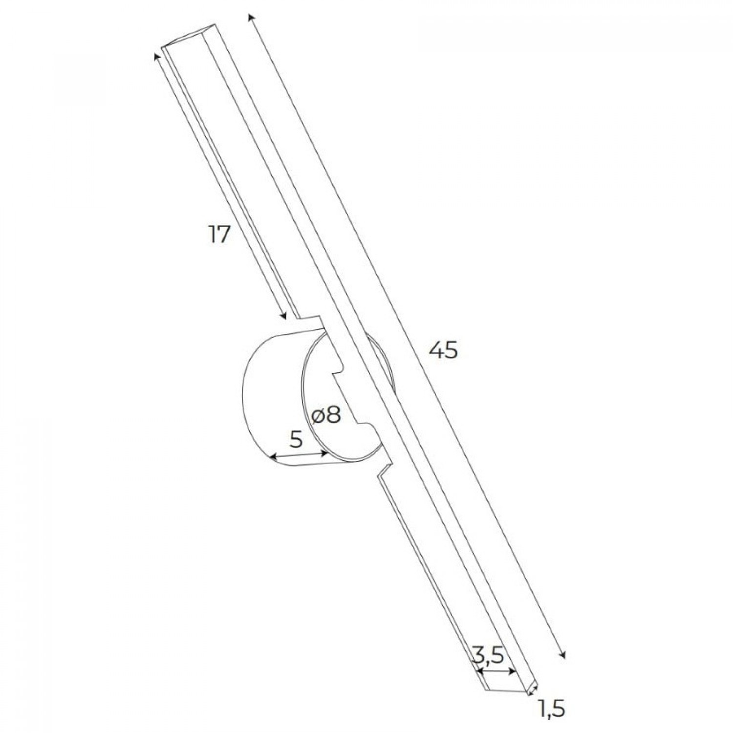 Бра MaxLight Merano II W0347