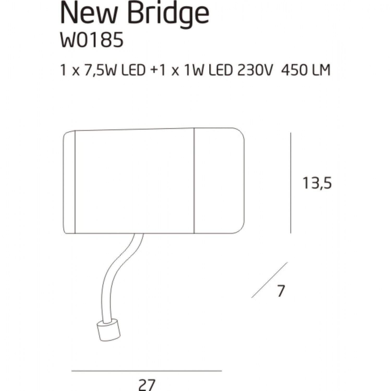 Бра MaxLight NEW W0185