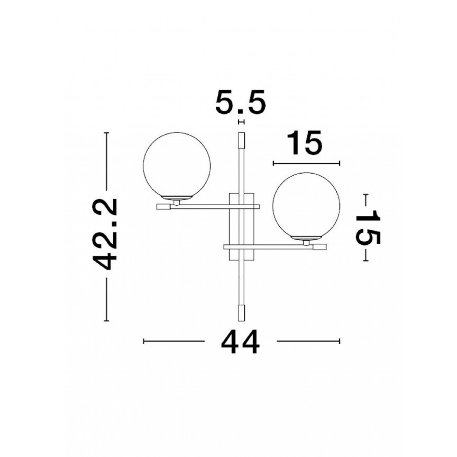 Бра Nova Luce GIT 9009297