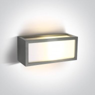 Бра ONE Light Outdoor E27 Square Die cast 67328/G