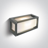 Бра ONE Light Outdoor E27 Square Die cast 67420/G