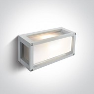 Бра ONE Light Outdoor E27 Square Die cast 67420/W