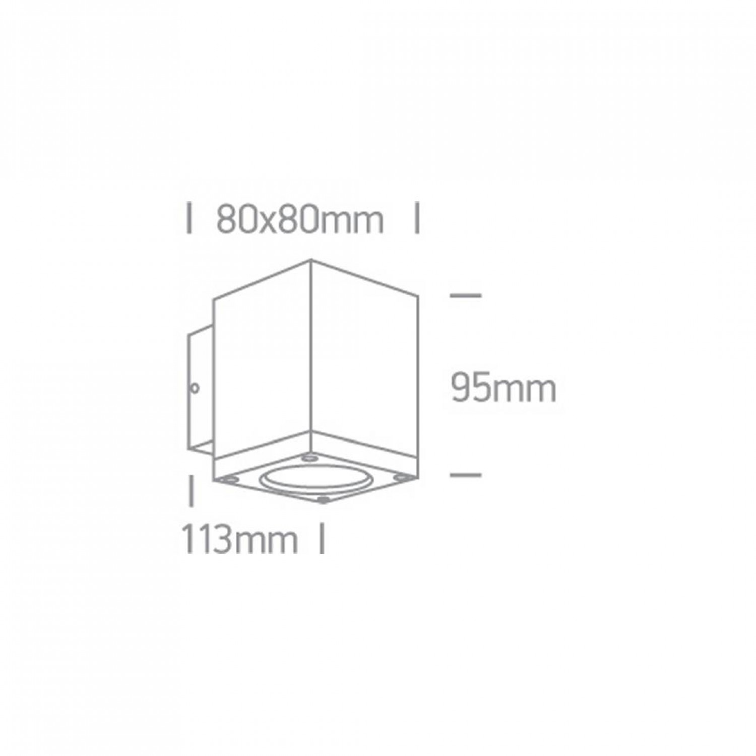 Бра ONE Light Outdoor Wall Cylinders 67138F/AN/W