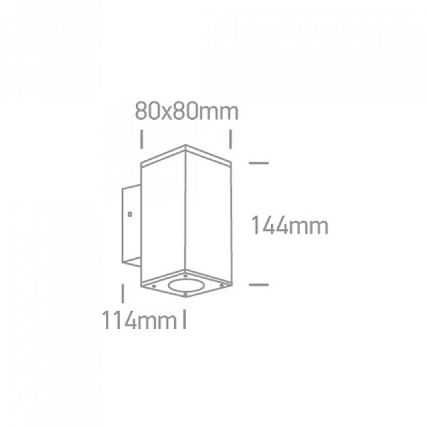 Бра ONE Light Outdoor Wall Cylinders Up & down beam 67138A/W/W