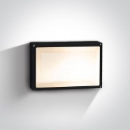 Бра ONE Light The Square E27 Outdoor Plafo Die cast 67208B/B