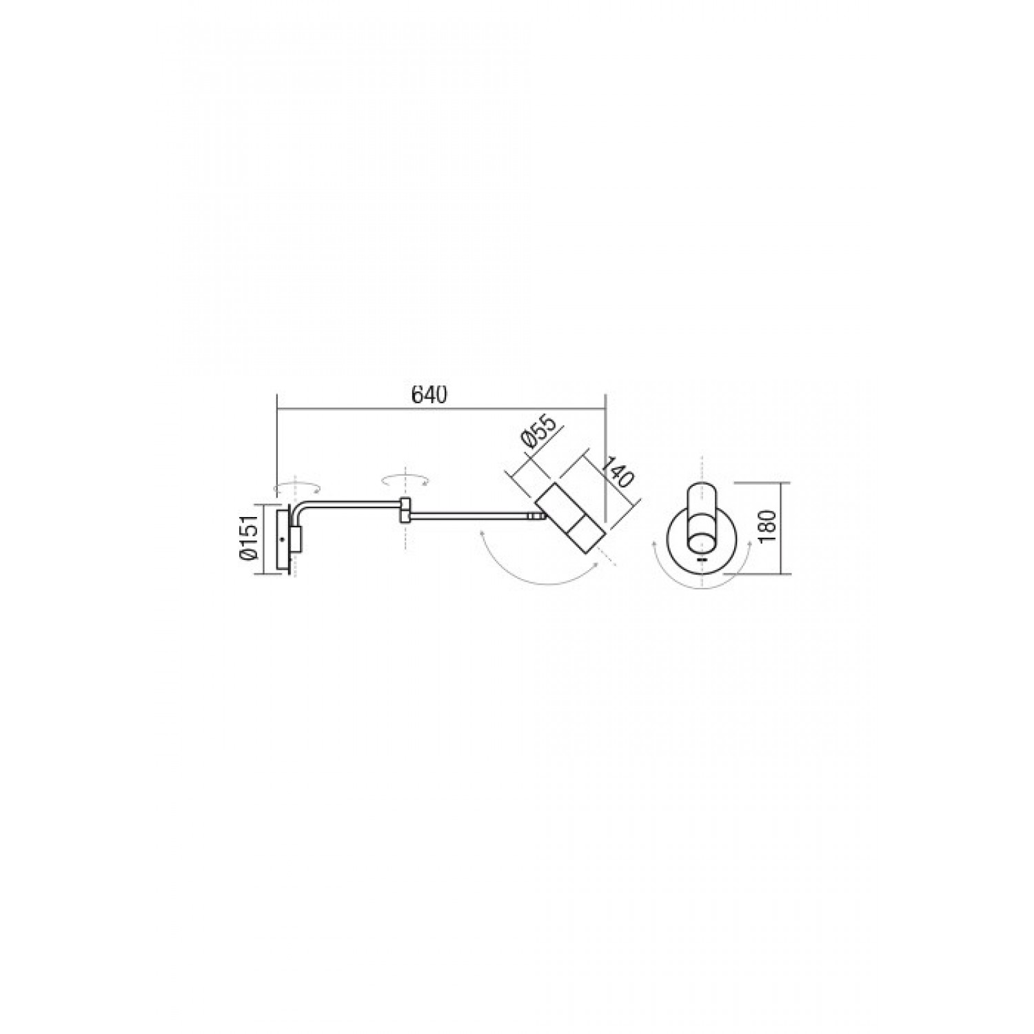 Бра Redo Pivot 01-2368
