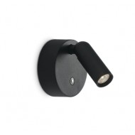 Бра - спот Ideal Lux BEAN AP ROUND RECHARGEABLE NERO 350240