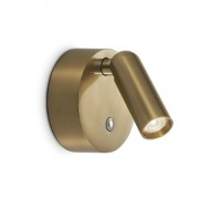Бра - спот Ideal Lux BEAN AP ROUND RECHARGEABLE OTTONE 350264