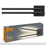 Бра videx 10W 3000-4000-6000K Black  VL-WL042-10CB