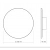 Бра videx 18W 3000K-4000K-6500K White VL-WL03-18CW alt_image