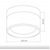 Бра videx 9W 2400-3200-4300K Black VL-BHD01-09CBB alt_image