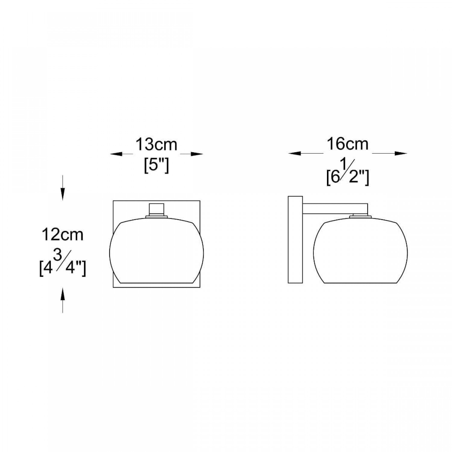 Бра Zuma Line CRYSTAL W0076-01A-B5FZ
