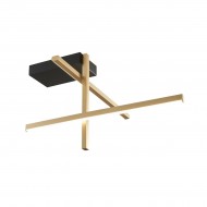 Бра Zuma Line EDGE 22008C3-BKGD