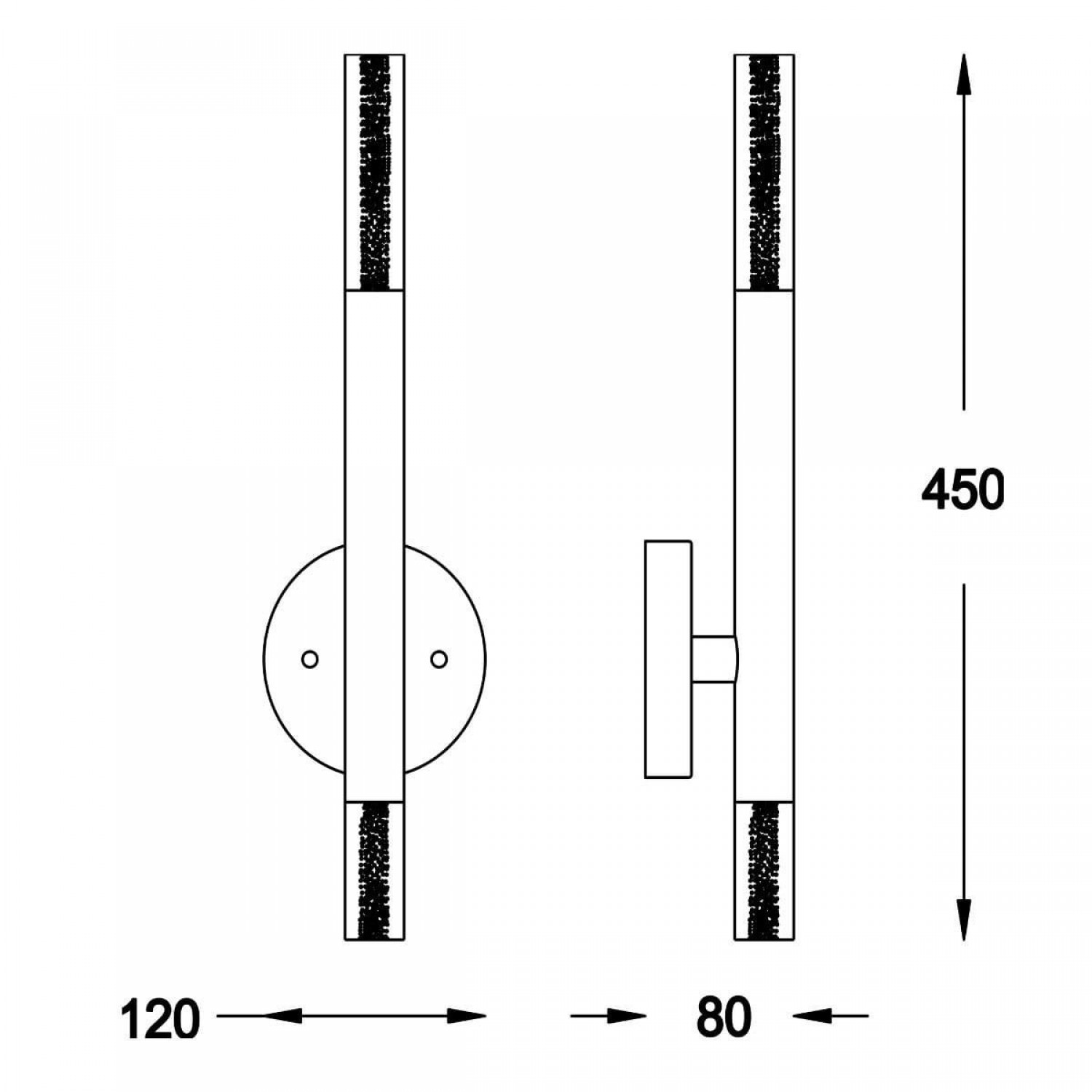 Бра Zuma Line One W0461-02E-F7F7
