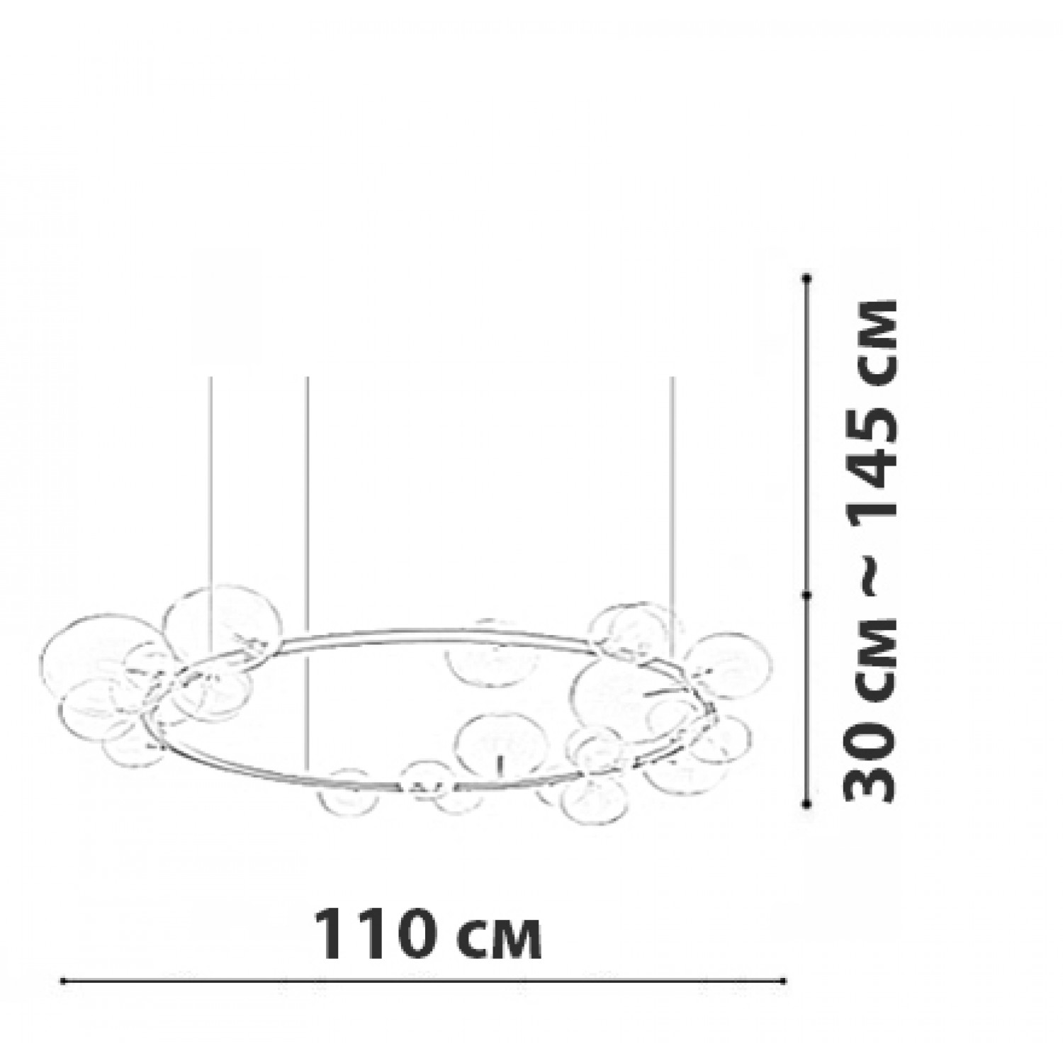 Люстра Friendlylight Iona R - 120 FL5194