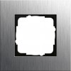 alt_imageЕлектрофурнітура Gira Рамка 1-гн Esprit алюміній 0211219