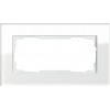 alt_imageЭлектрофурнитура Gira Рамка 2-гн без перегородки Esprit стекло 100212