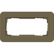 Электрофурнитура Gira Рамка 2-гн без перегородки System55 E3. 1002426