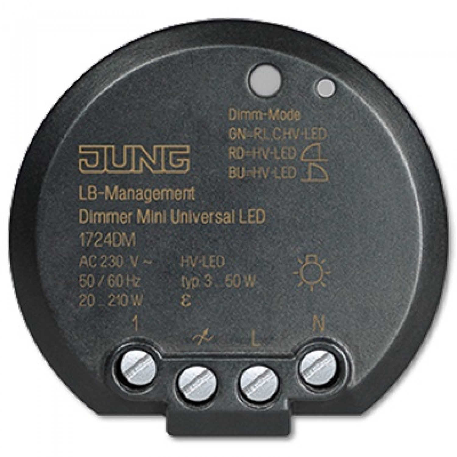 alt_image Электрофурнитура Jung Диммер мини универсальный LED 1724DM