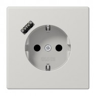Электрофурнитура Jung Розетка SCHUKO®+USB типа A | fast charge LS1520-18ALG