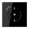 alt_imageЕлектрофурнітура Jung Розетка SCHUKO® USB типу A | fast charge LS1520-18ASW