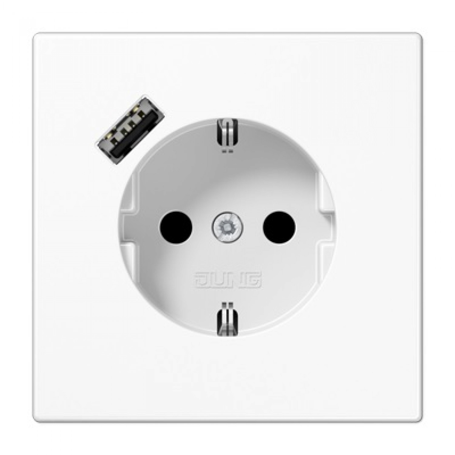 alt_image Електрофурнітура Jung Розетка SCHUKO® USB типу A | fast charge LS1520-18AWW