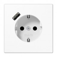 Електрофурнітура Jung Розетка SCHUKO® USB типу A | fast charge LS1520-18AWW