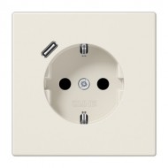 Электрофурнитура Jung Розетка SCHUKO®+USB типа C | fast charge LS1520-18C