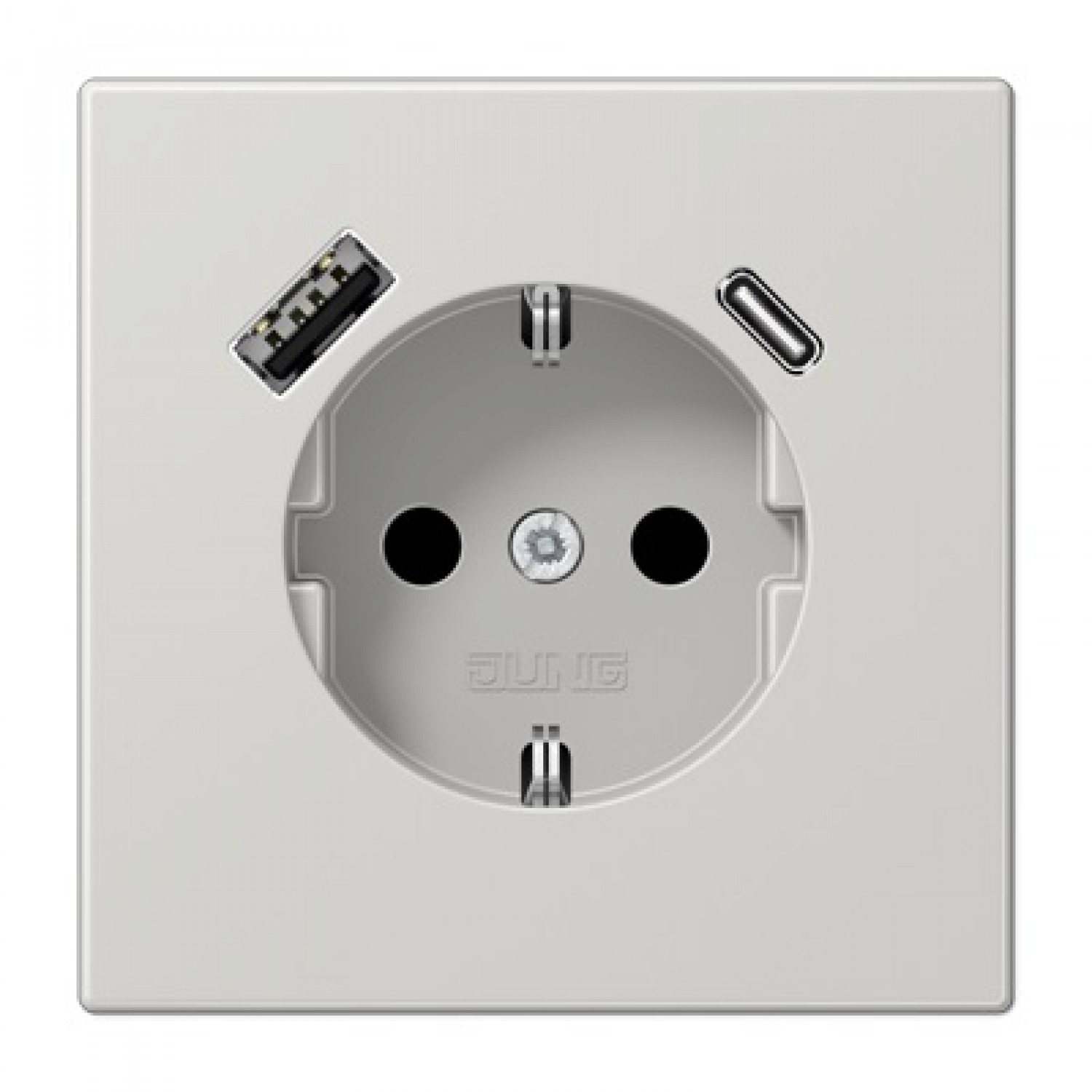 alt_image Електрофурнітура Jung Розетка SCHUKO® USB | тип A тип C LS1520-15CALG