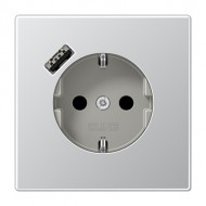 Электрофурнитура Jung Розетка SCHUKO+USB типа A | fast charge AL1520-18A