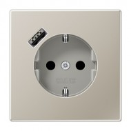Электрофурнитура Jung Розетка SCHUKO+USB типа A | fast charge ES1520-18A