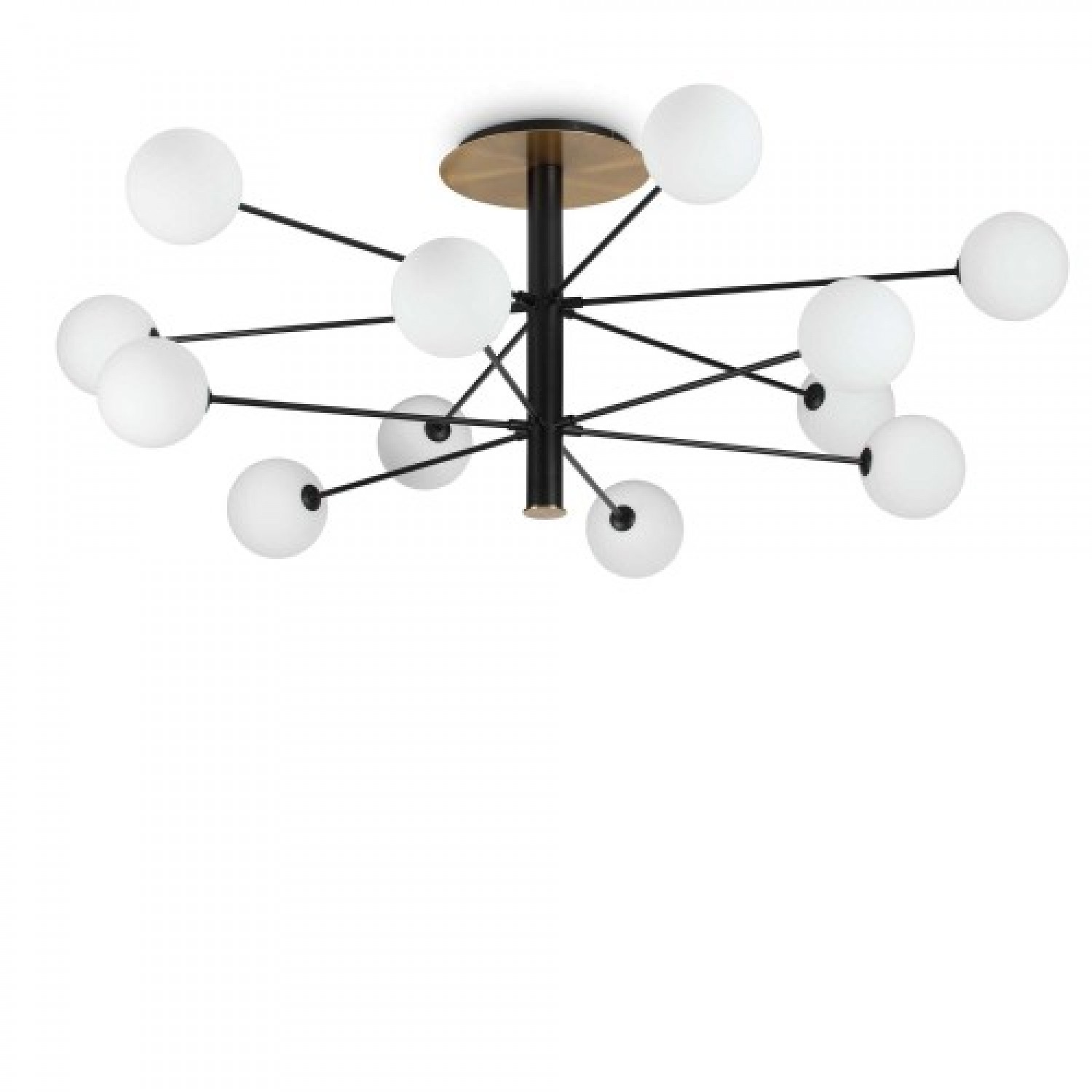 alt_image Люстра Ideal Lux COSMOPOLITAN PL12 NERO OTTONE 273709